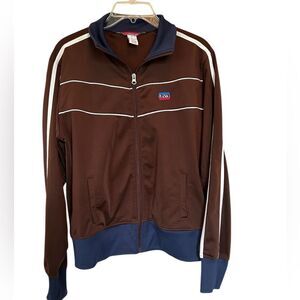 Vintage Levi’s Full Zip Brown Warm Up Track Jacket XL